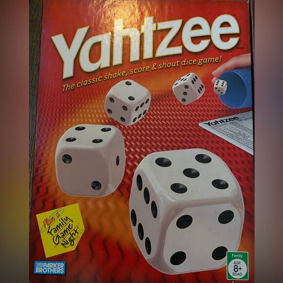 Parker Brothers Other - Yahtzee Classic Board Game for Family Toys Traditional Hobbies.